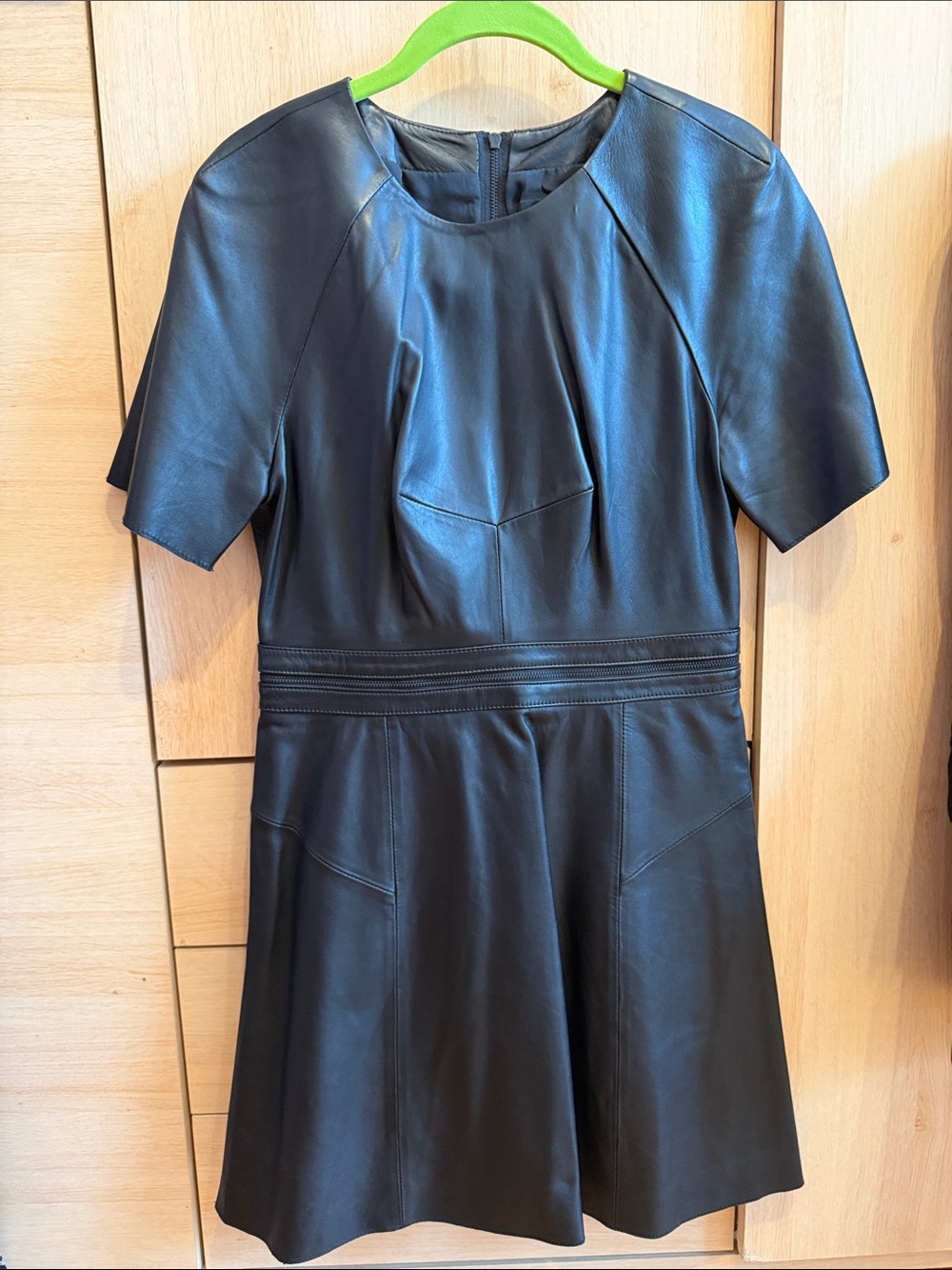 Kendall + Kylie Black Leather Dress